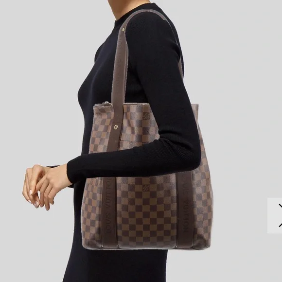 VINTAGE Louis Vuitton Classic Damier Large Tote Bag - Picture 3 of 10